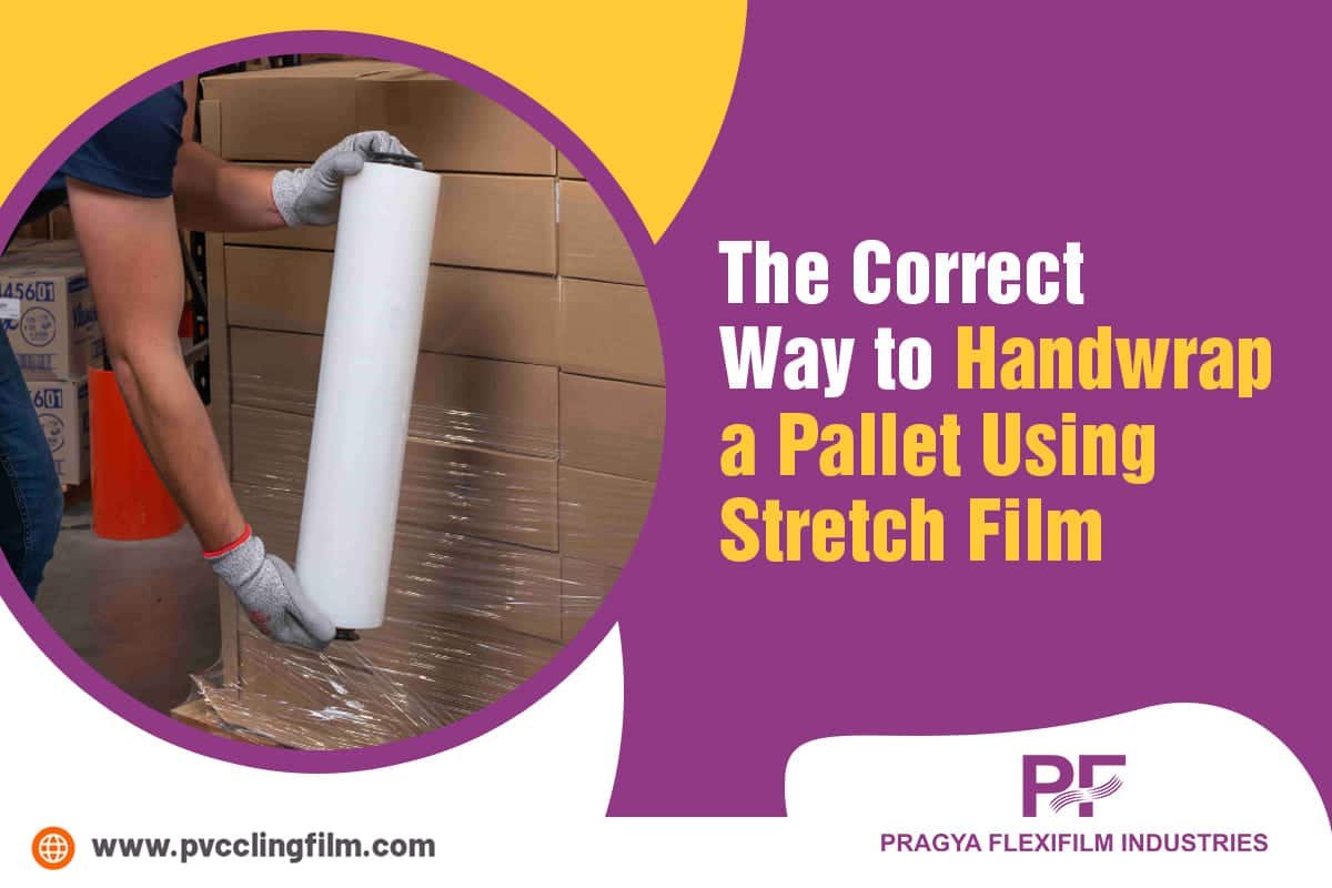 The Correct Way to  Handwrap a Pallet Using Stretch Film