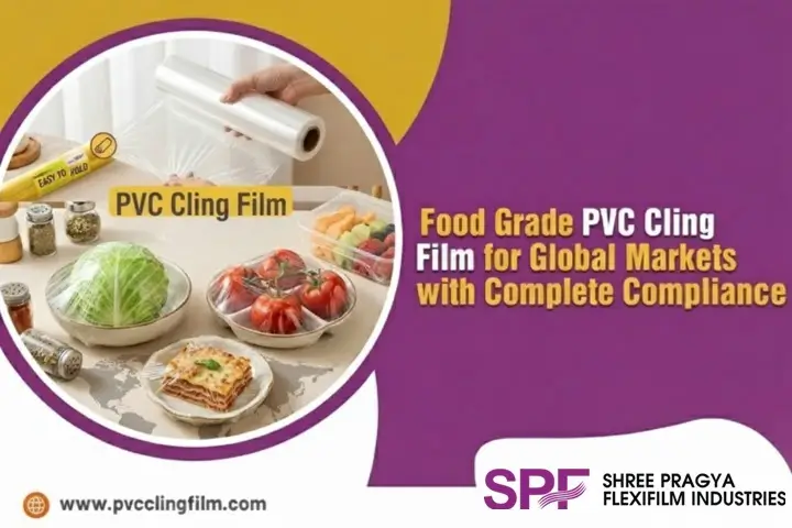 Food Grade PVC Cling Film for Global Markets with Complete Compliance