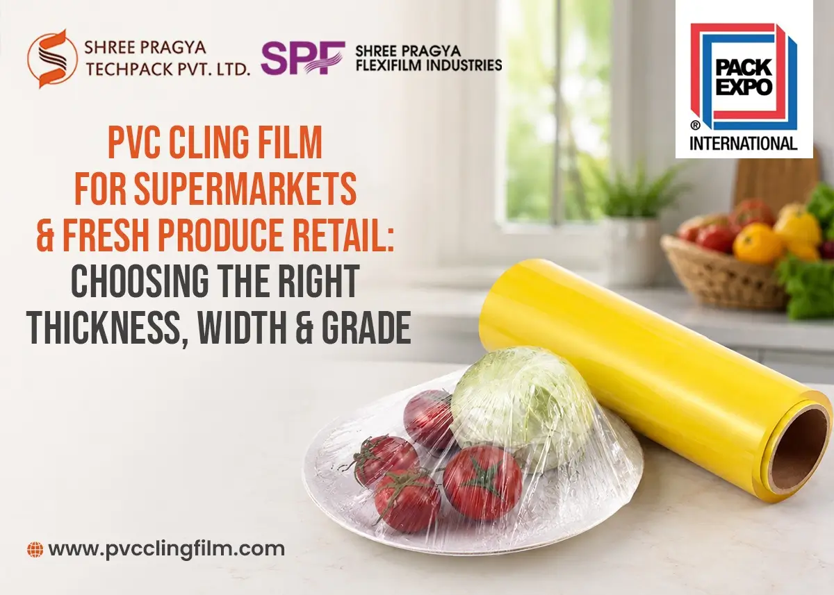PVC Cling Film for Supermarkets & Fresh Produce Retail: Choosing the Right Thickness, Width & Grade