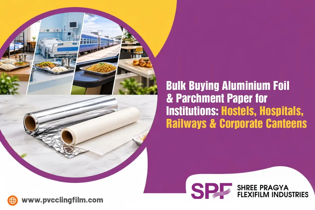 Bulk Buying Aluminium Foil & Parchment Paper for Institutions: Hostels, Hospitals, Railways & Corporate Canteens