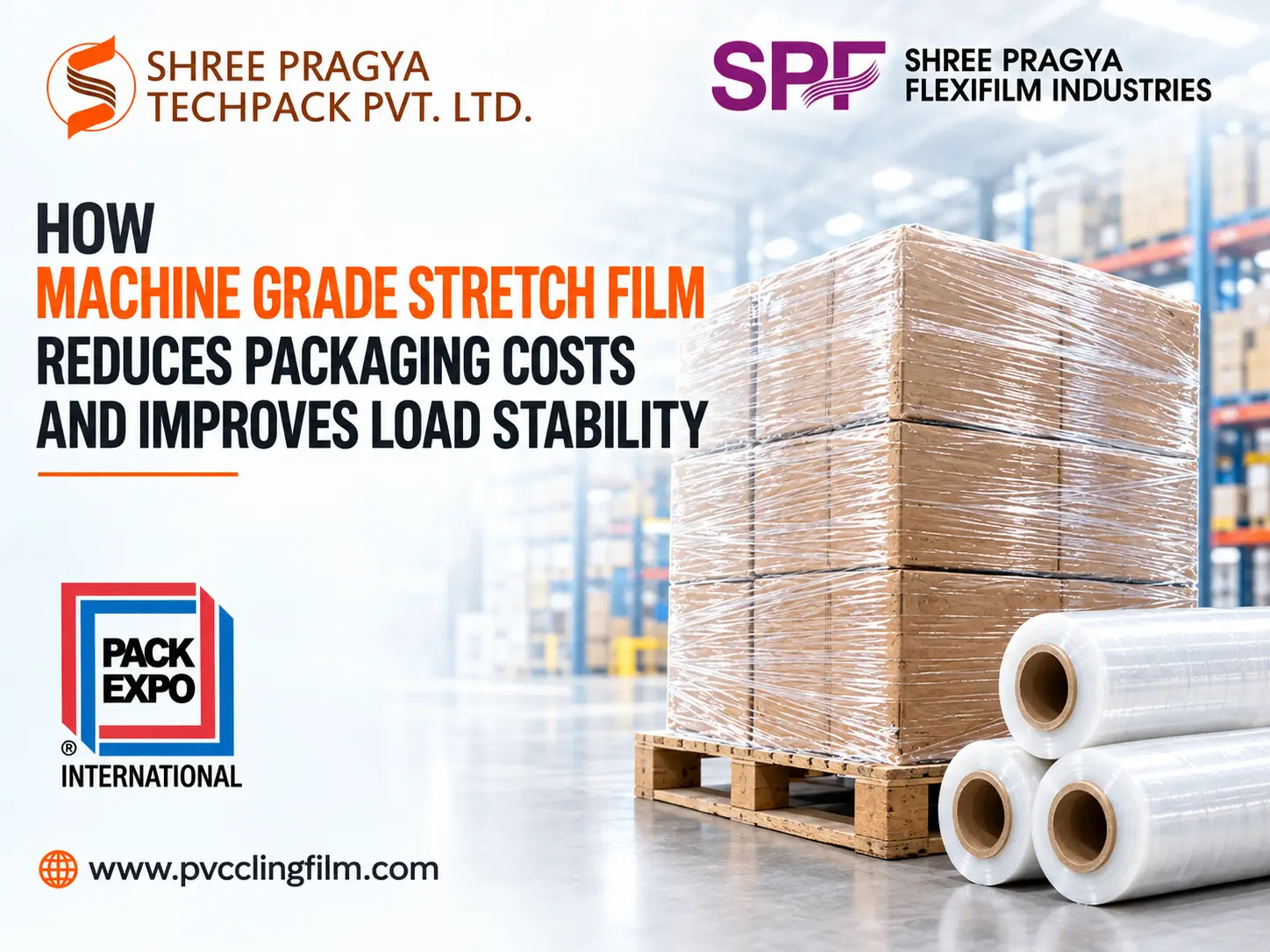 How Machine Grade Stretch Film Reduces Packaging Costs and Improves Load Stability